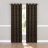 Eclipse Patricia 52-Inch by 63-Inch Blackout Grommet Single Curtain Panel Choc.